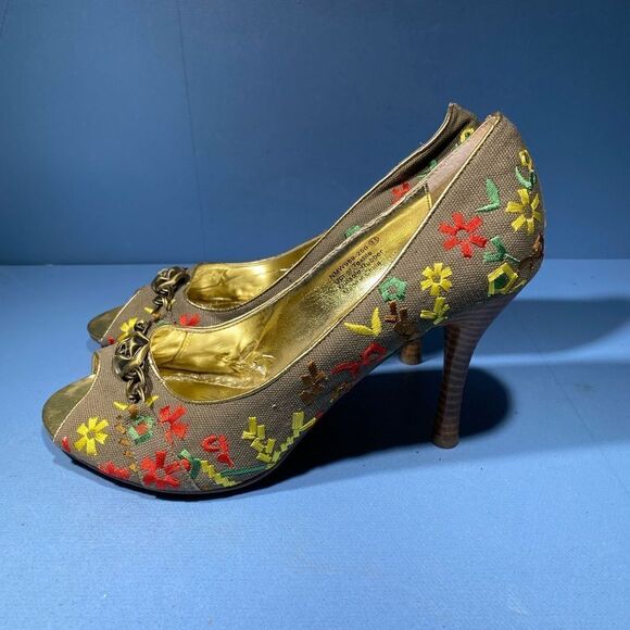 Naughty Monkey Heels Live the Style! Size 8,5 - Picture 4 of 7